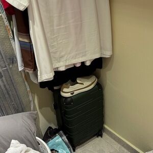 Green Rolling Suitcase